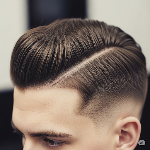Pánský účes side part